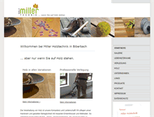Tablet Screenshot of miller-holztechnik.de